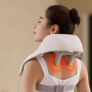Relax and recharge with the Wireless Waterproof Neck & Shoulder Massager — deep tissue relief, heat therapy, and cordless convenience all in one