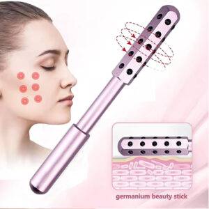 30 Stone Germanium Facial Massage Roller – Anti-Wrinkle Beauty Stick